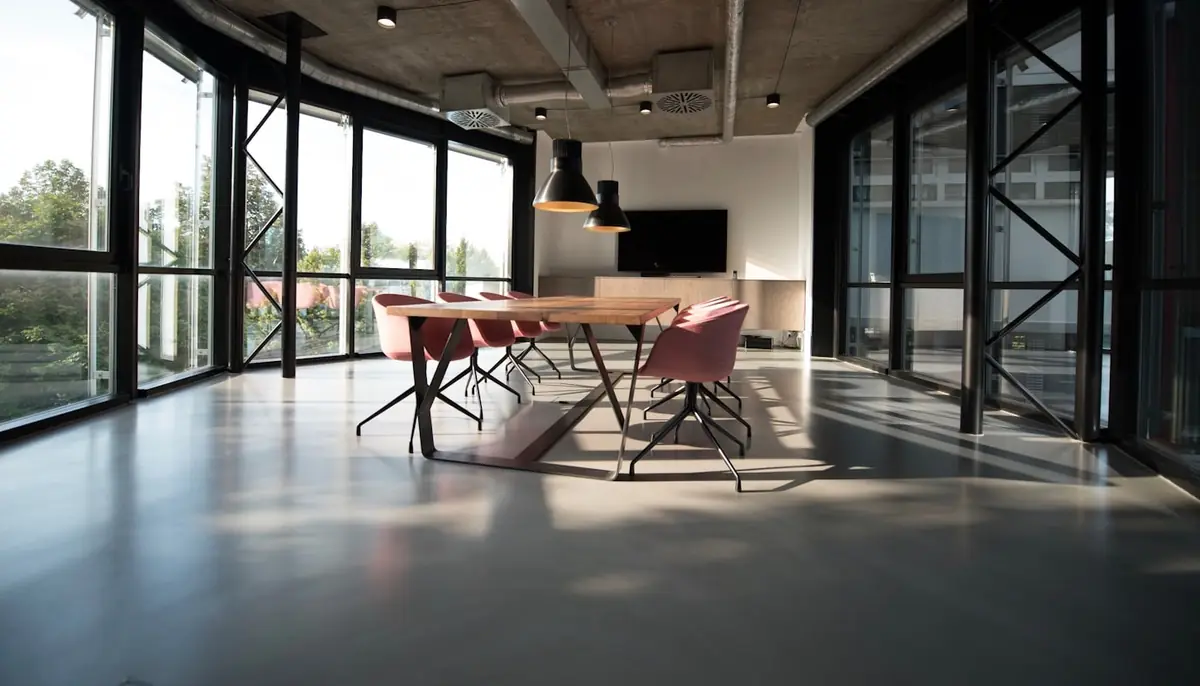 The modern, welcoming Spotto Finance office interior in Dandenong with warm natural light
